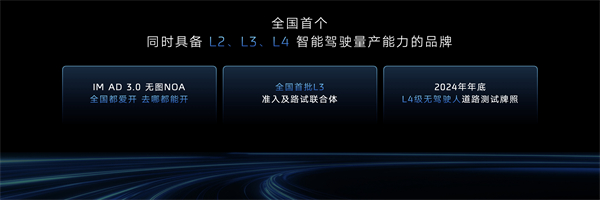 智己汽車邁入“直覺”智駕新時代 首個同時具備L2、L3、L4級智能駕駛量產(chǎn)能力的品牌
